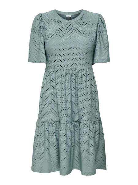 Carla Tiered Dress (Chinois Green)
