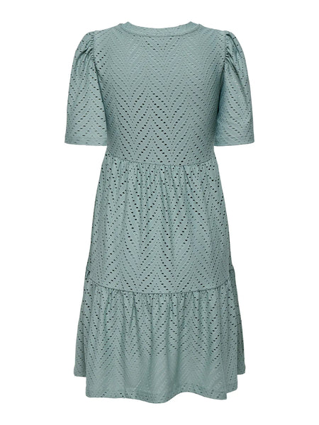 Carla Tiered Dress (Chinois Green)