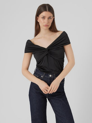 Salla Off Shoulder Top (Black)