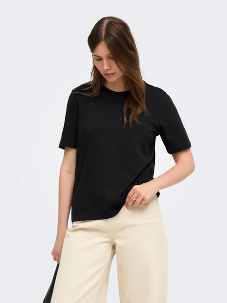Happi Organic Cotton T-Shirt (Black)