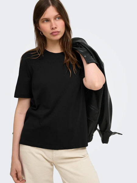 Happi Organic Cotton T-Shirt (Black)