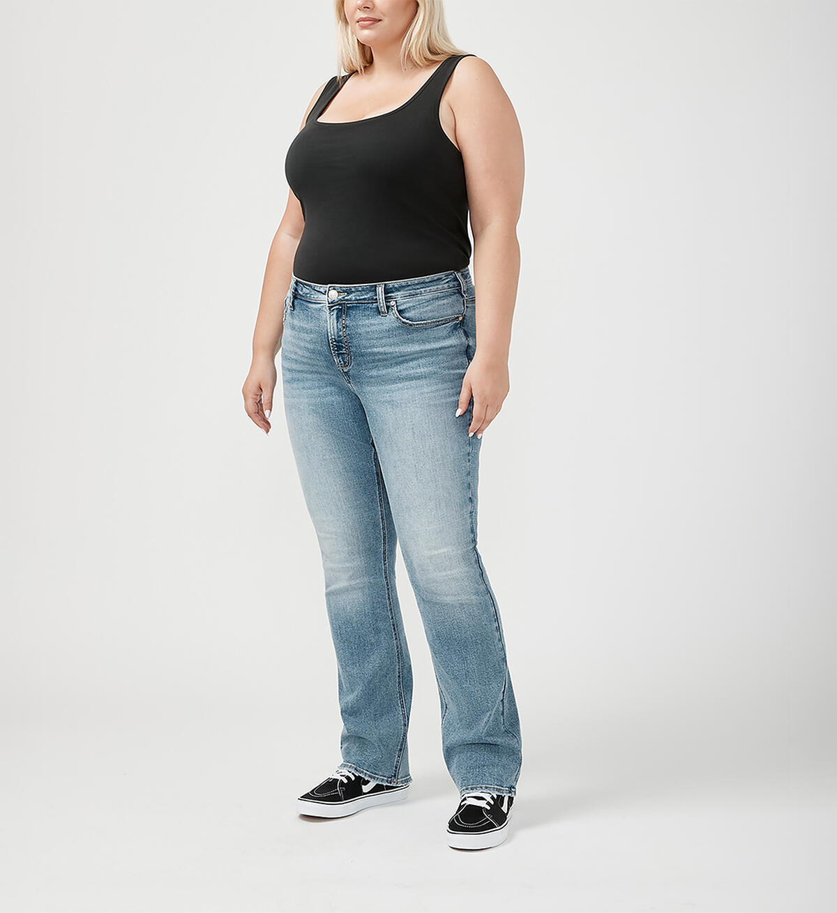 PLUS Elyse Slim Boot Cut Jean (Light Blue)