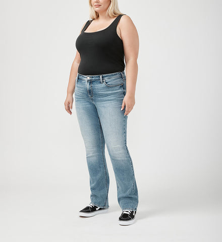 PLUS Elyse Slim Boot Cut Jean (Light Blue)