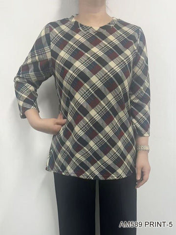 Lucy Plaid Top