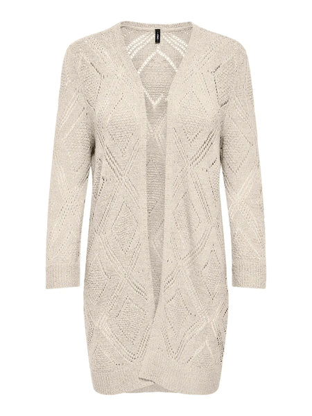 Pamela Open Knit Cardigan (Birch)