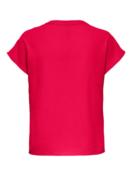 Liona Woven Blouse (Red)