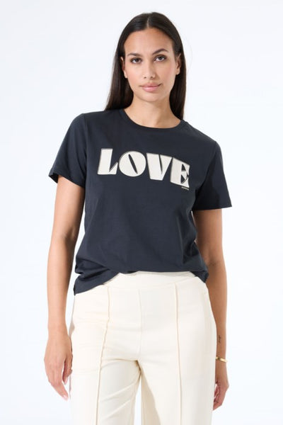 Love Cotton  T-Shirt (Black)