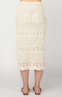 Marlise Crochet Midi Skirt