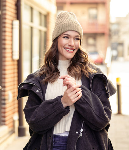 Britt's Knits Satin Lined Beanie - 4 Colour Options