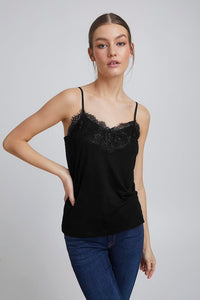 Lika Modal Lace Cami (Black)