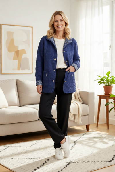 Mathilde Reversible Jacket (Navy)