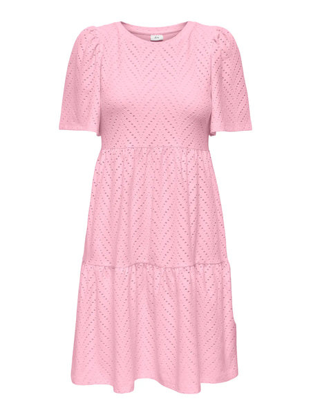 Carla Tiered Dress (Fairytale Pink)