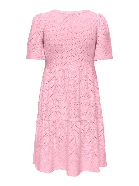 Carla Tiered Dress (Fairytale Pink)