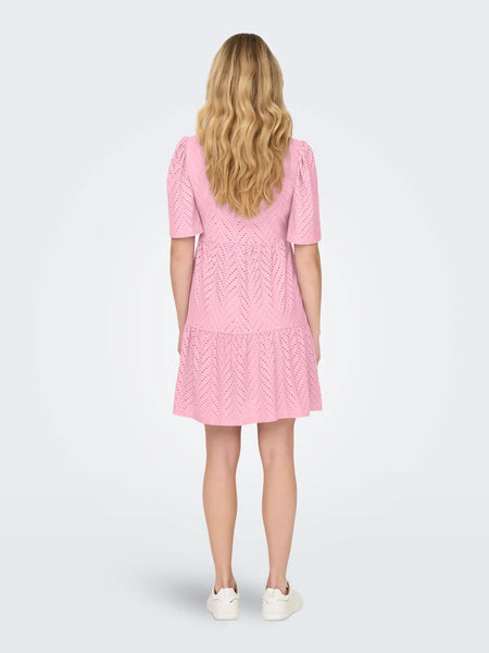 Carla Tiered Dress (Fairytale Pink)
