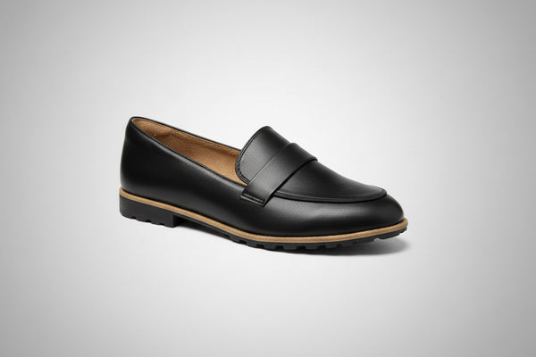Carlie Wide Width Loafer (Black)