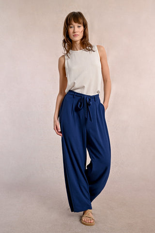 Mellie Tie Pant (Marine Blue)