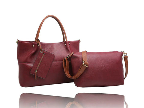 Cathy 3 in 1 Large Tote - 11 Colour Options