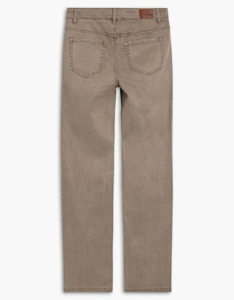 Georgia High Rise Straight Jean (Mocha)
