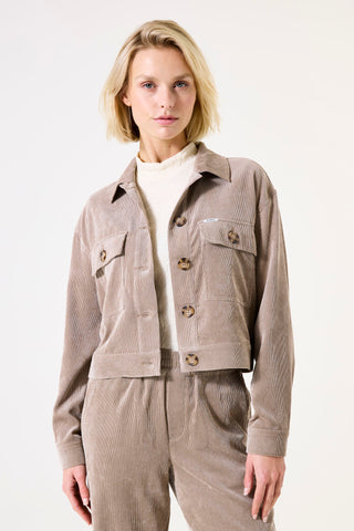 Iva Corduroy Jacket (Taupe)