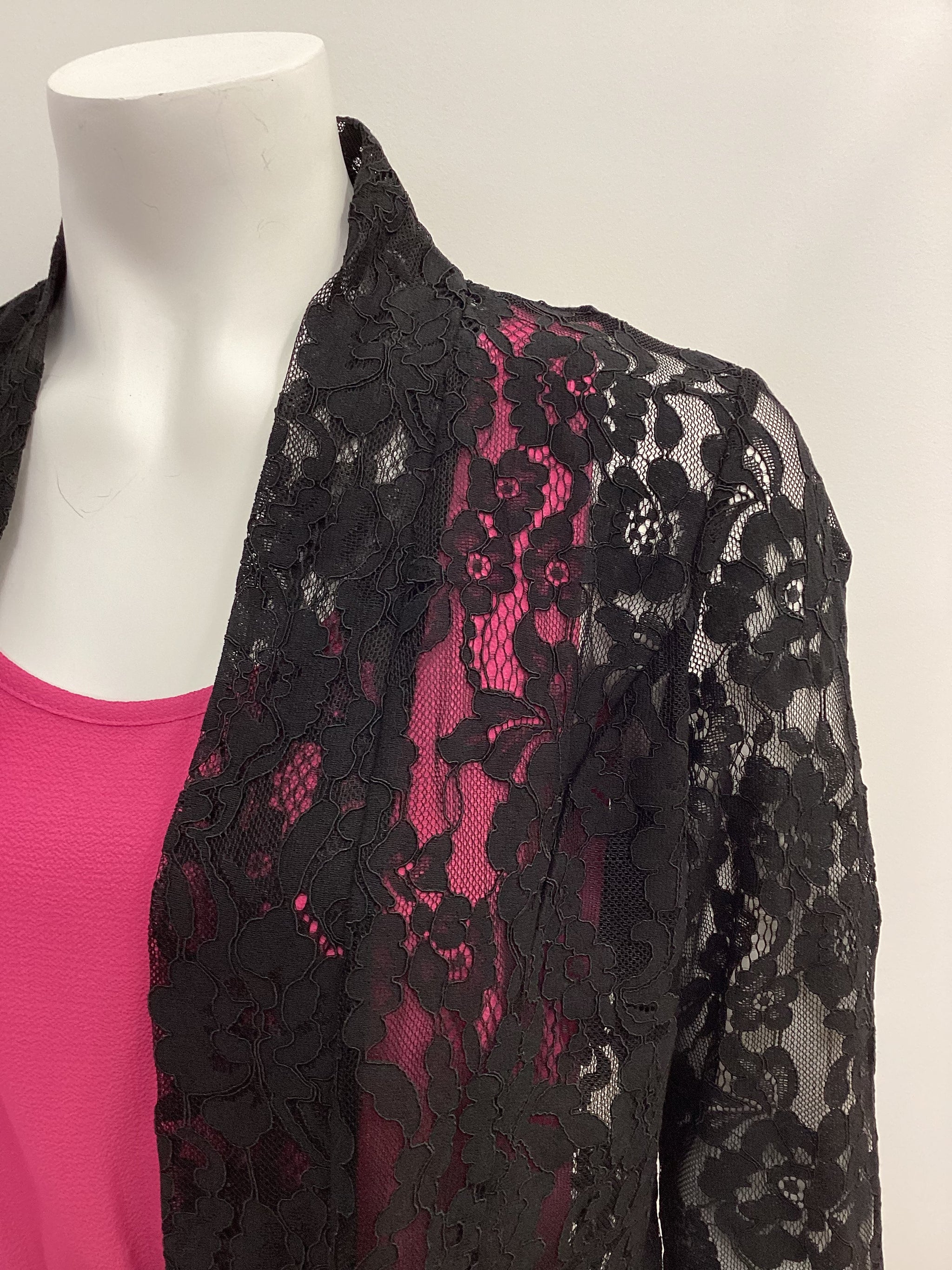 Hallie Lace Jacket (Black) - 25% OFF AT CHECKOUT - FINAL