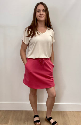 Kate Carmine Pink Skirt
