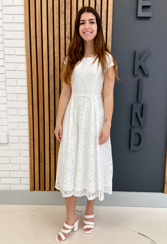 Katerina White Lace Dress