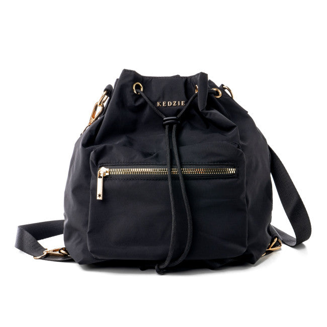 Kedzie Aries Convertible Bucket Bag/Backpack -2 Colour Options