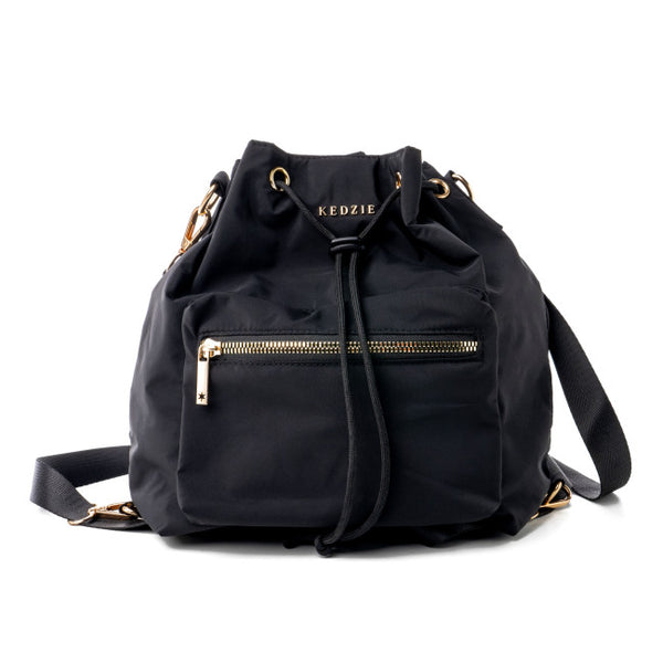 Kedzie Aries Convertible Bucket Bag/Backpack -2 Colour Options