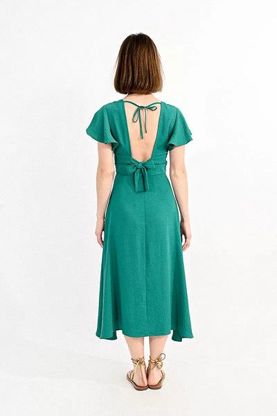 Marie Maxi Dress (Emerald Green)