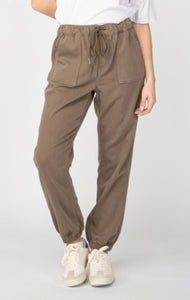 Sofia Denim Jogger (Olive)