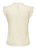 Lotas Lace Applique Top (Cloud)