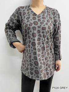 Mira Animal Print Top