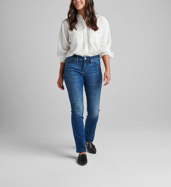 Ruby Thorne Blue Straight Cut Jean