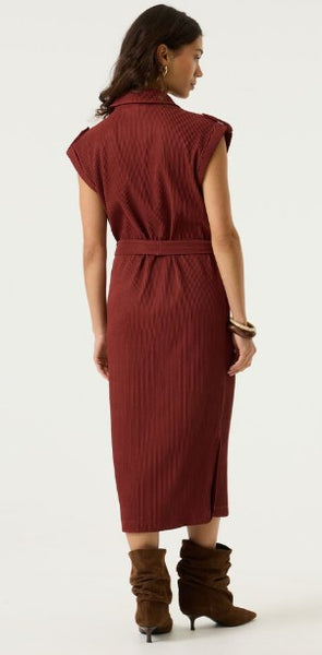 Maureen Textured Dress (Red)