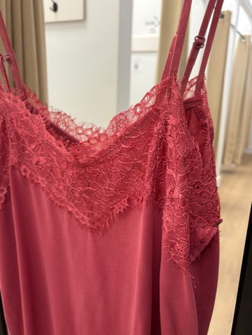 Lika Modal Lace Cami (Holly Berry)