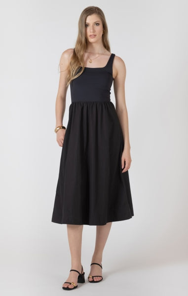 Margarite Midi Dress (Black)