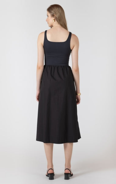 Margarite Midi Dress (Black)