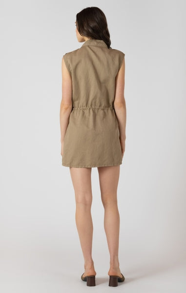Karine Utility Dress (Mushroom)