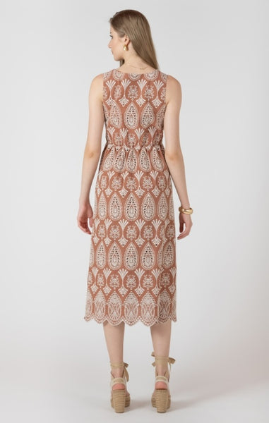 Maureen Eyelet Dress (Sandy)
