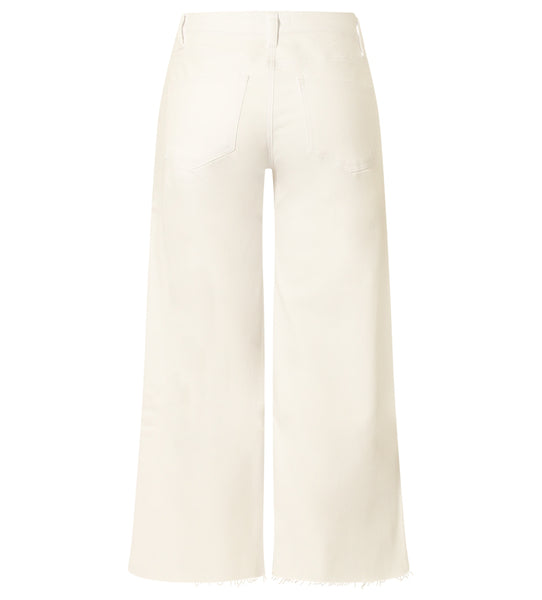 Suki Wide Ankle Jean (White)