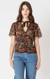 Aubrey Chiffon Printed Blouse