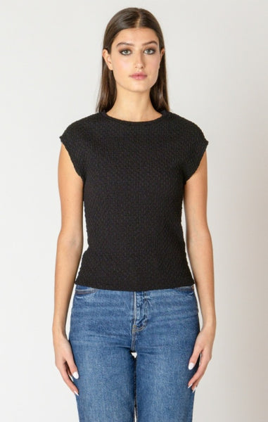 Mira Textured Top (Black)