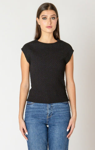 Mira Textured Top (Black)