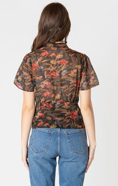Aubrey Chiffon Printed Blouse