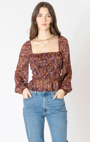 Lindsay Square Neck Blouse