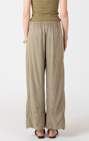 Marissa Linen Blend Pant (Faded Olive)
