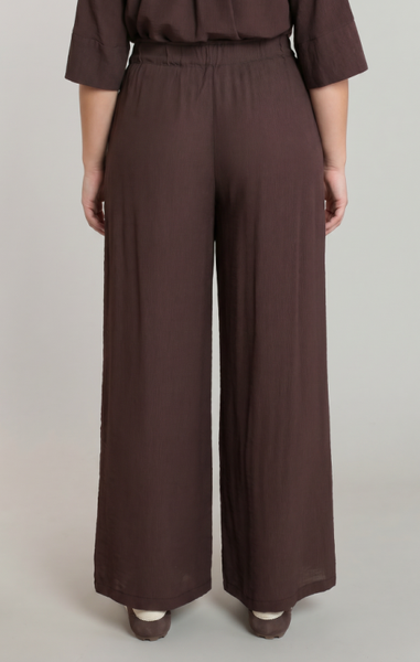 PLUS Cassidy Drawstring Pant (Dark Chocolate)