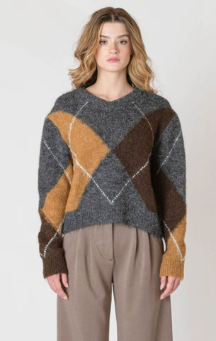 Lexie Argyle Sweater