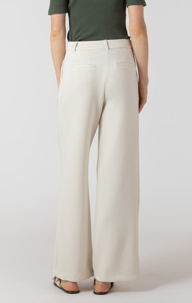 Fenn Scuba Knit Trouser Pant (Pearl)