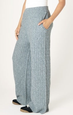 Erin Cable Knit Pant (Grey)